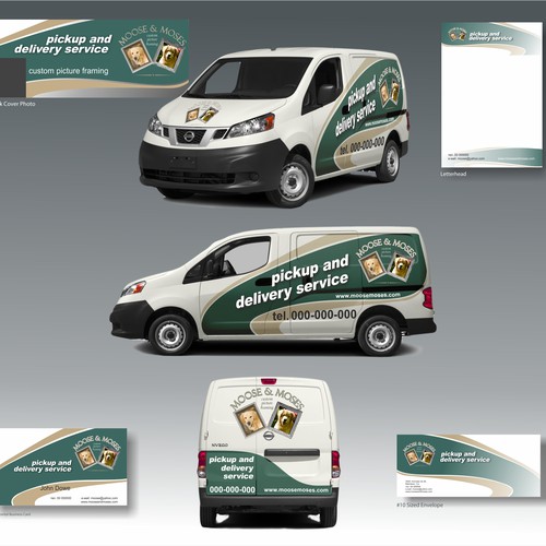 Golden Retreivers for friendly and reliable service in the custom picture framing business
