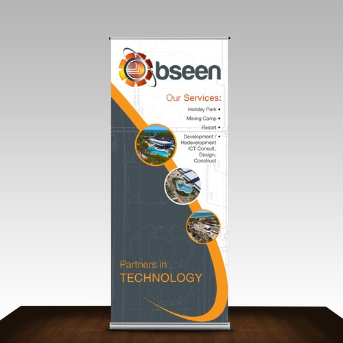 Trade show banner for bseen.