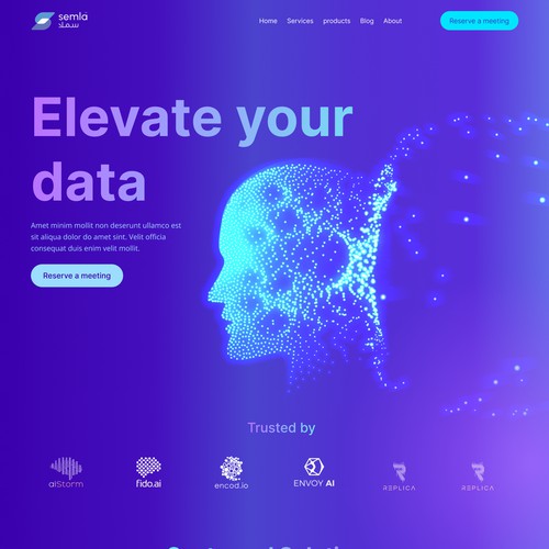 AI landing page