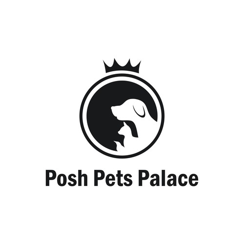 Bold logo conept for posh pets palace
