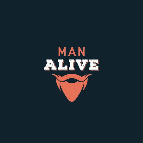 Vintage logo For "Man Alive"