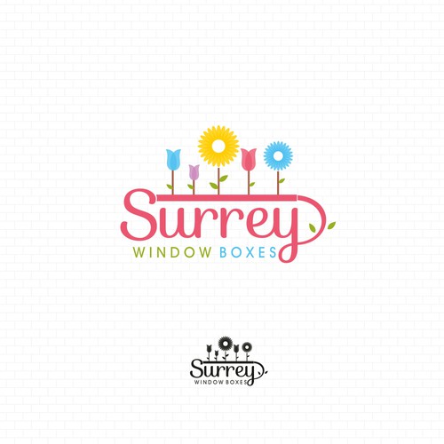 Create a brand identity for Surrey Window Boxes