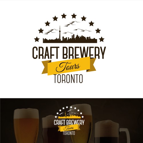 Craft Brewery Tours Toronto Logo Design