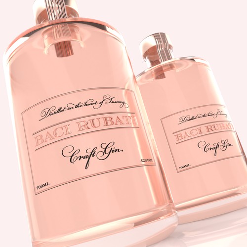 Mockup for transparent version of label 