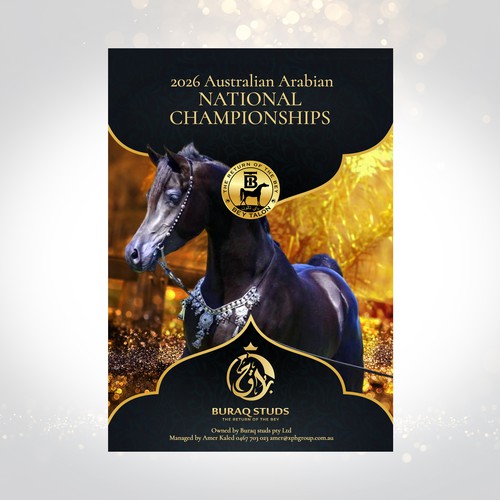 2026 Australian Arabian National Championships Bold Ad