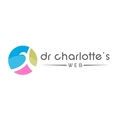 Abstract logo for a women doctor