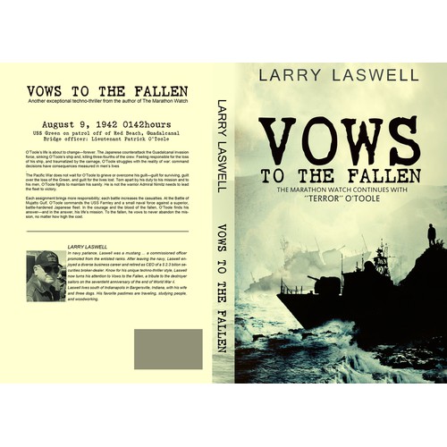 Vows to the Fallen, a book cover that evokes emotion.