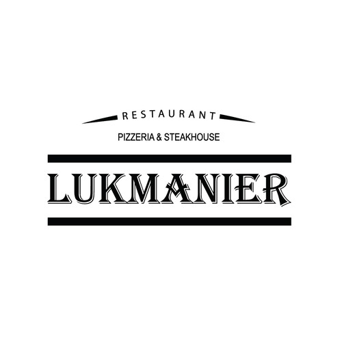 Logo Concept Lukmanier Restaurant pzzeria & steakhouse.