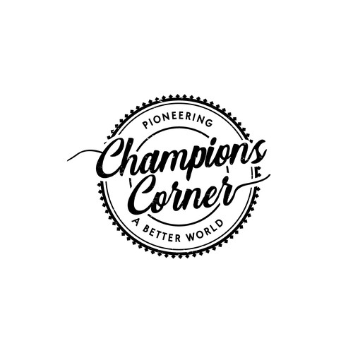 Champions corner logo design