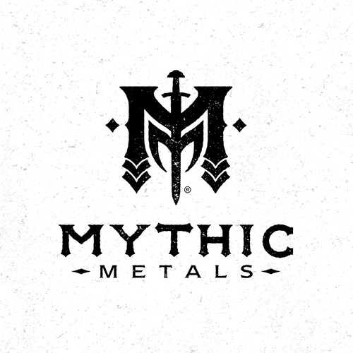 Logo design for Mythic Metals