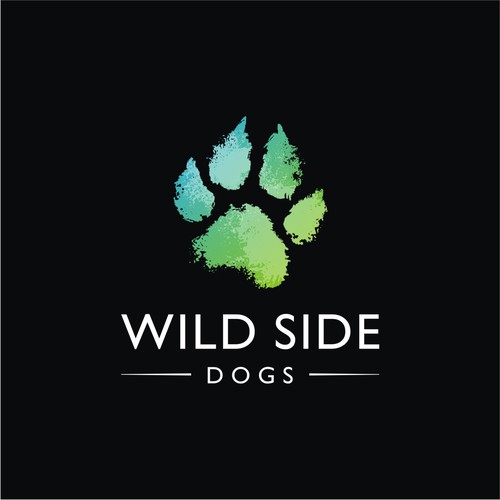 logo design for wild side dogs