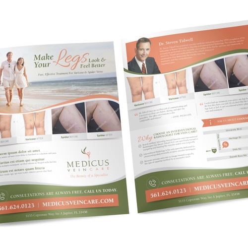 Create a beautiful medical insert for Medicus