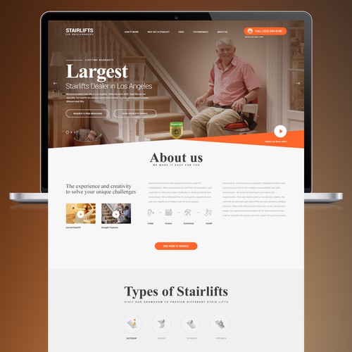 Stairlift Landing Page