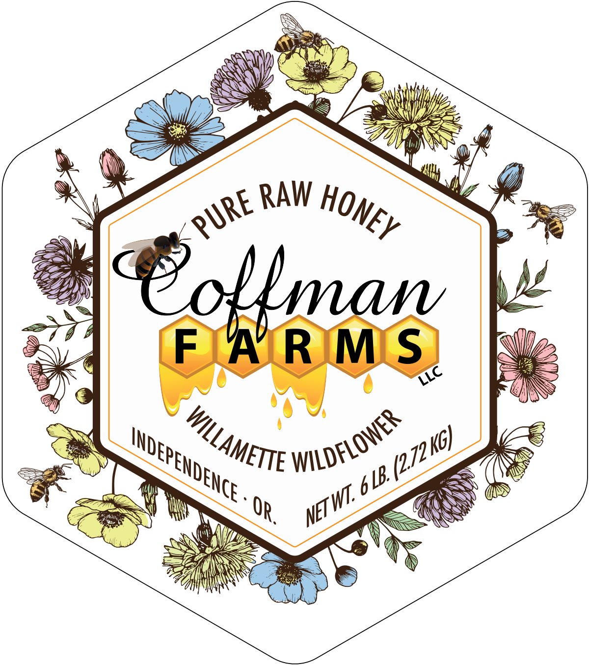 Willamette Wildflower 6 lb label