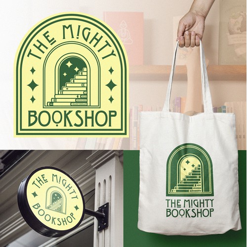 Logo/Emblem for The Mighty Bookshop