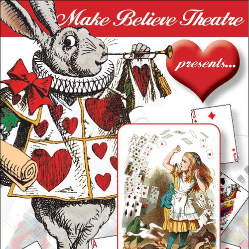Alice in Wonderland - live children's theatre flyer!!