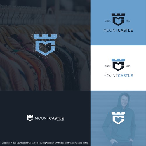 Minimalist logo for Mount Castle