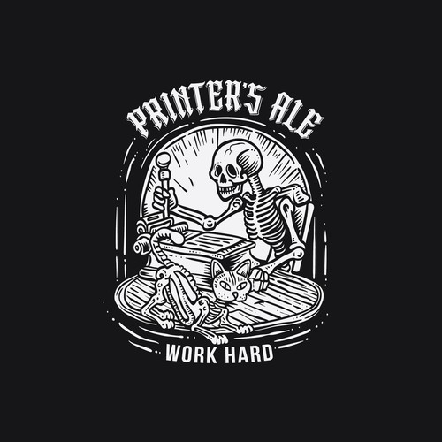 Hoodie artwork for a brewery