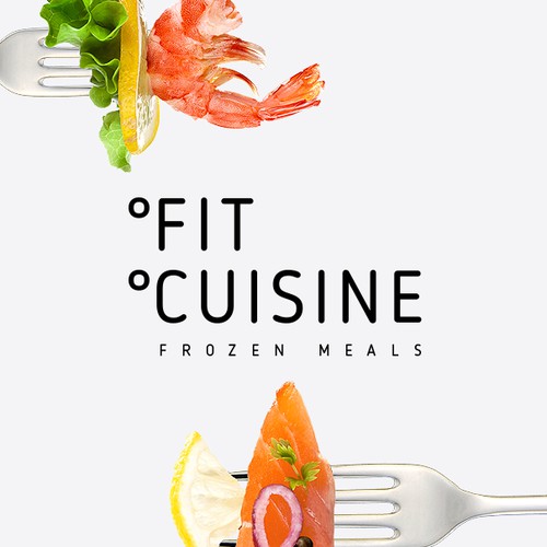 Logo and package for  brand "Fit Cuisine" (Frozen food)