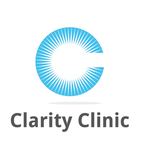 Help us Help others..Clarity Clinic..logo for therapy clinic...hopeful, safe, vitality