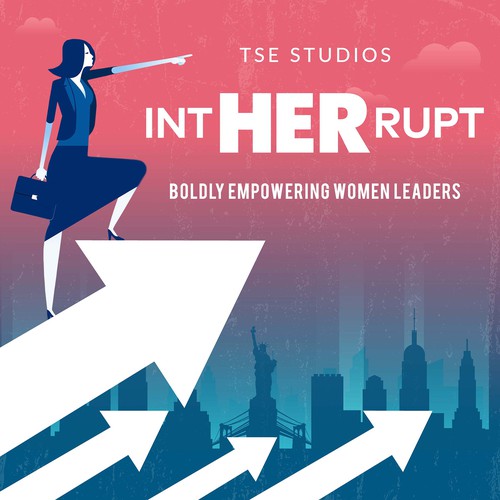  Women Leadership Podcast Cover Winning Design