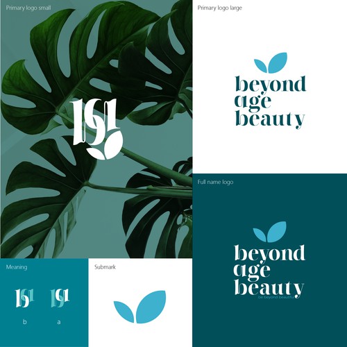 Beyond Age Beauty concept logo