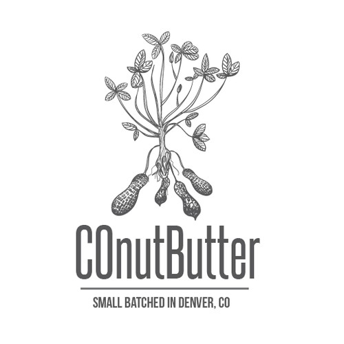 Natural nut butter logo
