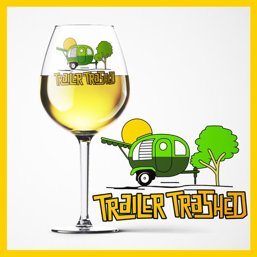 Trailer Trashed wine logo