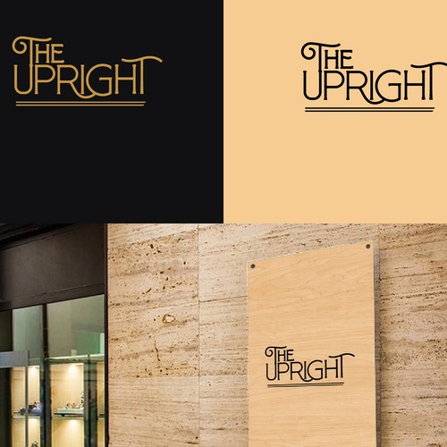 the upright restaurant logo