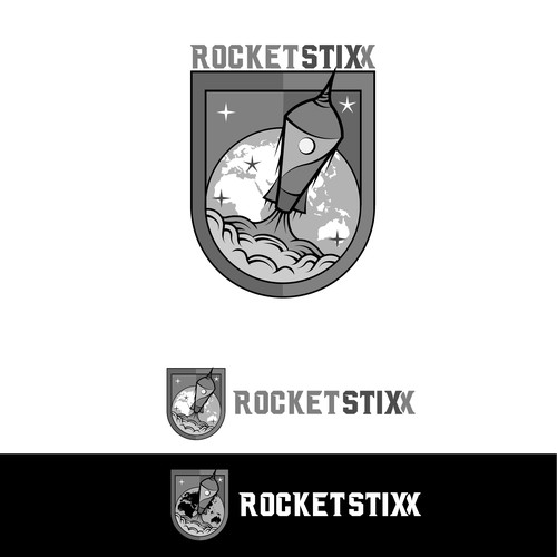 Simple & Modern Rocket Logo Design