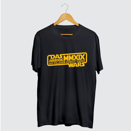 Abiturshirt im Star Wars Design