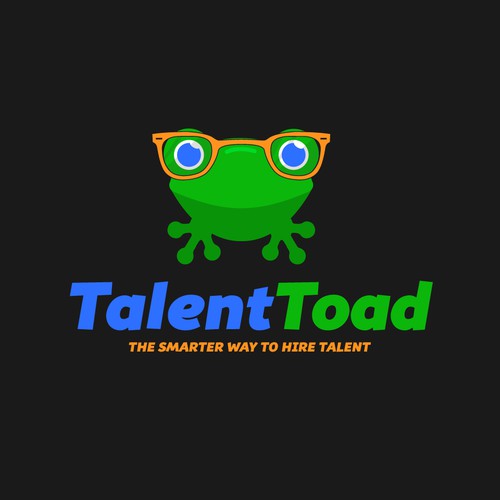 TalentToad logo design