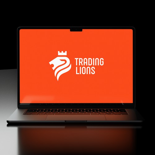 Trading Lions official logo mockup