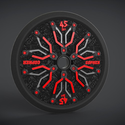 Fitness Weight Plate Product Design