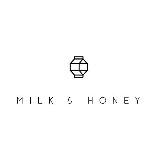 Logo for cafe brand - Milk & Honey