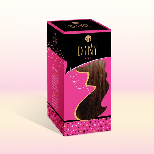 Design a Retail Display Box for Luxury Doll Wigs