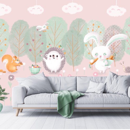 Kids room wallpeper design