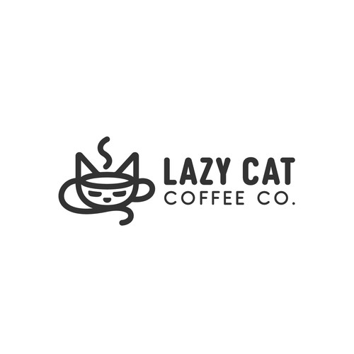 Lazy Cat Coffee Logo