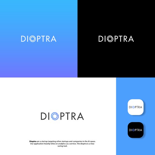 Dioptra Logo design