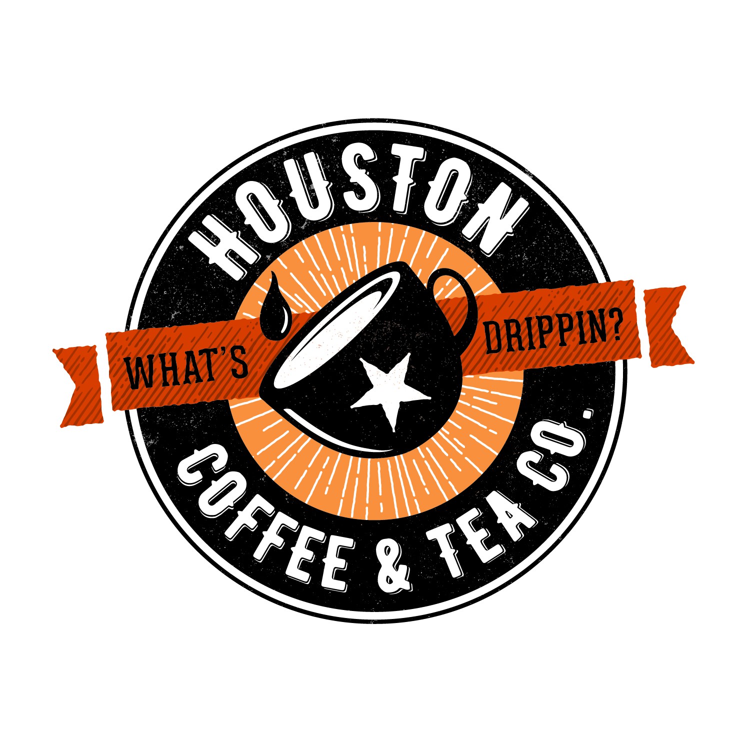 Houston Coffee & Tea Company . Need a good logo for a new online store that is Texas based.
