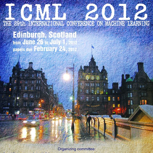 print or packaging design for ICML2012