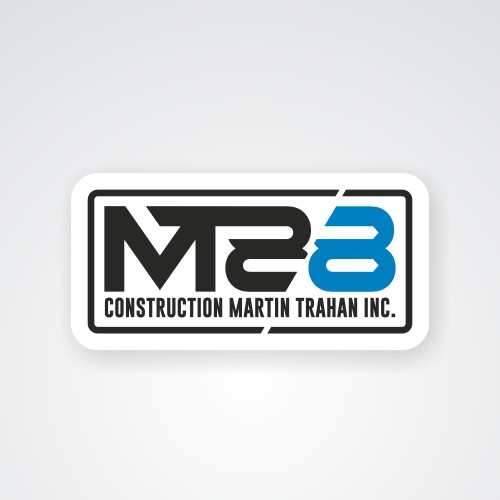 Strong concept logo for construction company