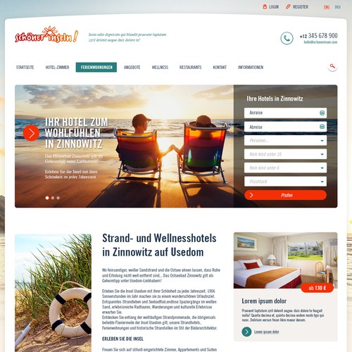 Web design for Travelers