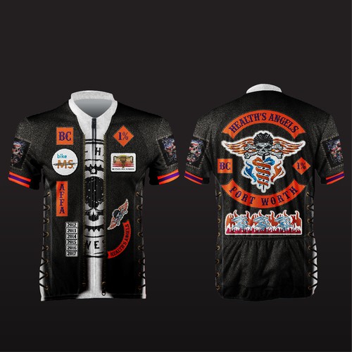 HEALT'S ANGELS cycling jersey