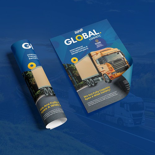 Global Logistic Transportation Flyer