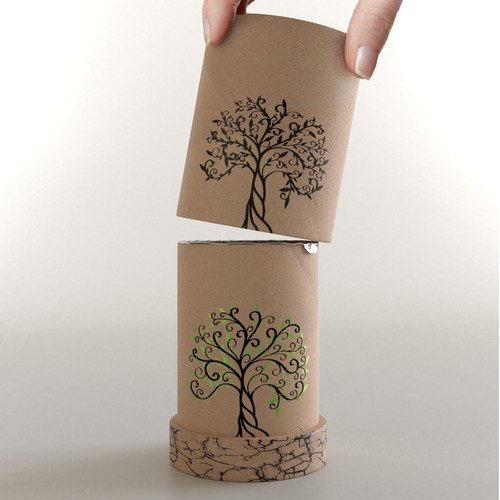 Interactive natural & organic packaging design