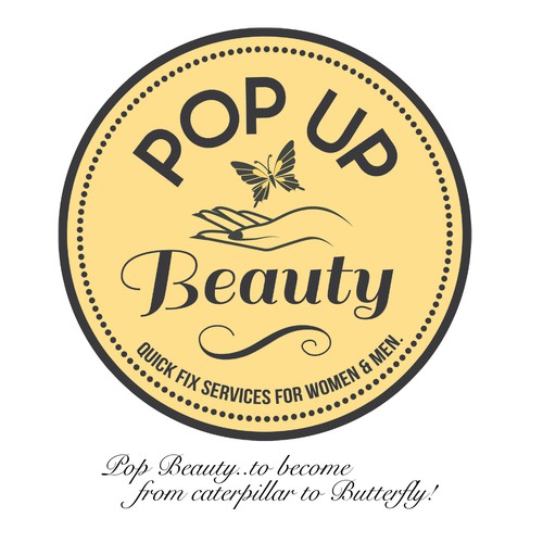 Pop Up Beauty - Create a vintage illustration to be included within our logo - (change the image of the dryer).