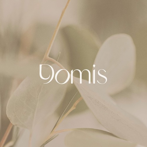 Elegant word mark design for a cosmetic brand