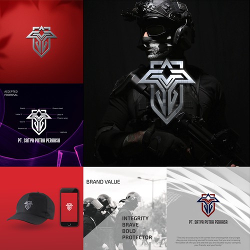 Strong Crest Logo Design for Security Company