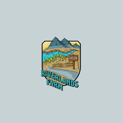 Riverlands Farm Logo Design